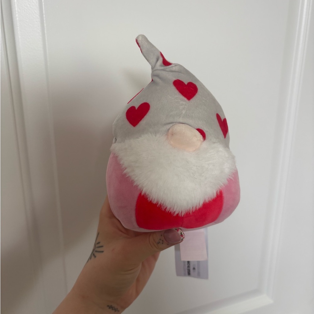 Valentines day gnome squishmallow